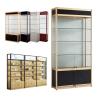 Buy cheap Plexi Glass Display Racks For Cosmetics Wooden Cabinet Floor Store Shelves With Lock from wholesalers