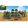 Buy cheap Anti Static Wooden Garden Slide , Childrens Wooden Slide Jungle Series 3-14 Years Old from wholesalers
