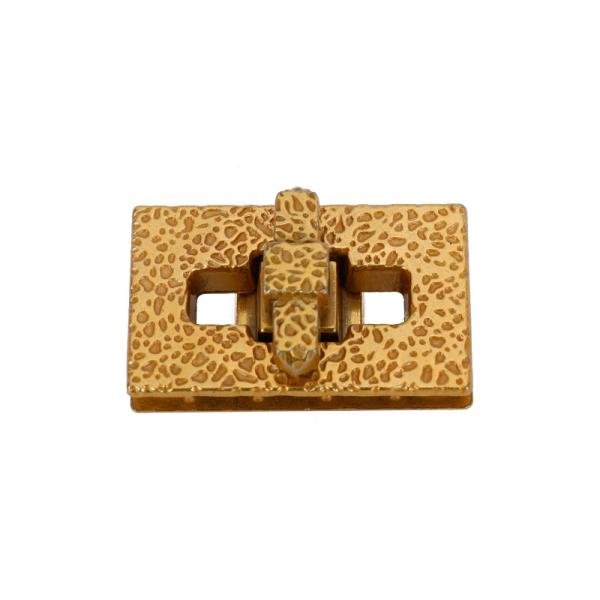 Buy cheap Corrosion Decoration Twist Handbag Lock Hardware Matte Gold Surface from wholesalers
