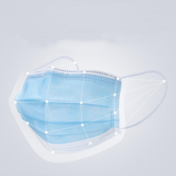 Buy cheap Protective Disposable Non Woven Face Mask Three Layers Medical Hospital Room Cleaning from wholesalers