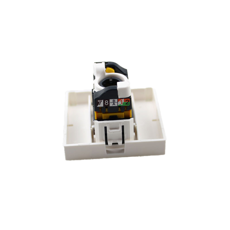 Exact Cables 45*22.5 mm UTP CAT6A Keystone Jack for Networking within Different Colors