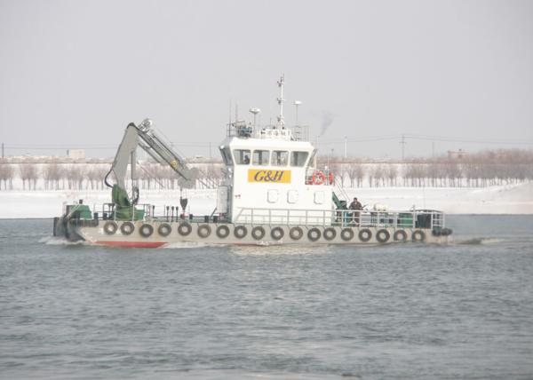 Buy cheap Hydraulic Winch Small Multi Cat Boat High Power Design 3 Ton CraneWith Oil Pump from wholesalers