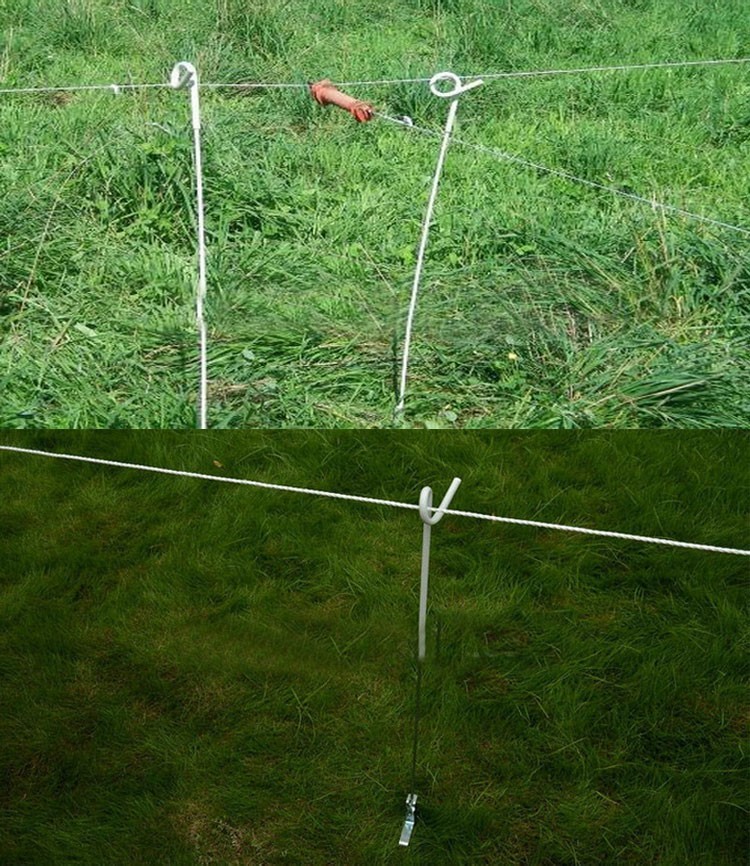 UV resistance temporary Fence Distance Insulator Pigtail Offset Post QL803