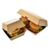 Buy cheap Custom Printed Foldable Cardboard Hamburger Box Oil Resistant from wholesalers