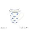Buy cheap Decal Painting Custom Stoneware Mugs 12 OZ Glossy Glazing With Hand Grip from wholesalers