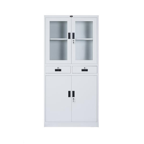 Buy cheap 0.6mm Frosted Glass File Cabinet With 2 Drawers from wholesalers