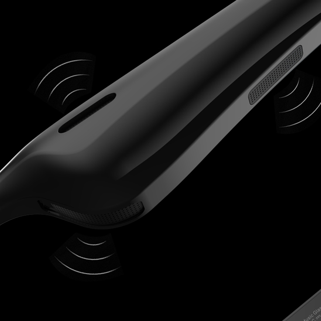 Smart Music Glasses AR Glass Wireless Bass with Microphone Glasses for Listening to Music and Making Phone Calls 50" - 80" FCC