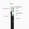 Buy cheap Self Supporting Aerial FTTX FTTH FTTR GYTC8S 6-144f Fiber Optic Cable from wholesalers