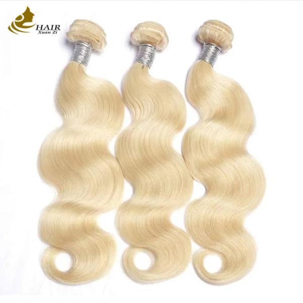 Buy cheap Brazilian Human Hair Body Wave Ombre Color 613 Remy Human Hair Extensions from wholesalers