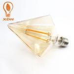 D95 E27 filament bulb amber Diamond edison LED Filament Bulbs 220-240V 8W led