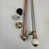 Buy cheap 6.3 Metres Gold 28mm Long Heavy Duty Curtain Rods from wholesalers