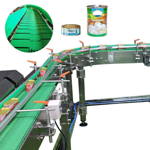 Rubber Plastic Straight Flat Top Conveyor Chain With Top Attachment Custom Food