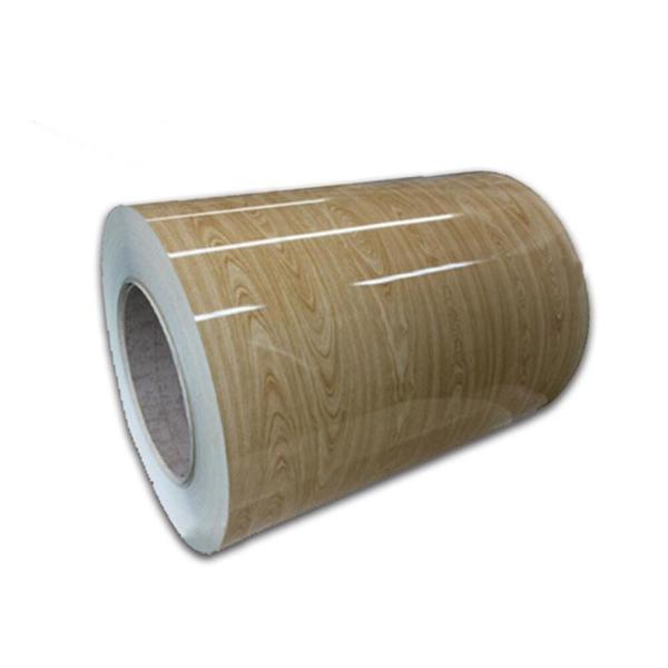 Buy cheap 0.5x1000mm Color Polyester Coating Wood Grain Painted Coil from wholesalers