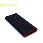 Foldable Sunglasses Case PU Leather Folding Eyeglass Case