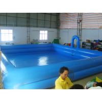Buy cheap Double Tube 1.3m Height / Inflatable Swimming Pools / 0.9mm PVC Tarpaulin product