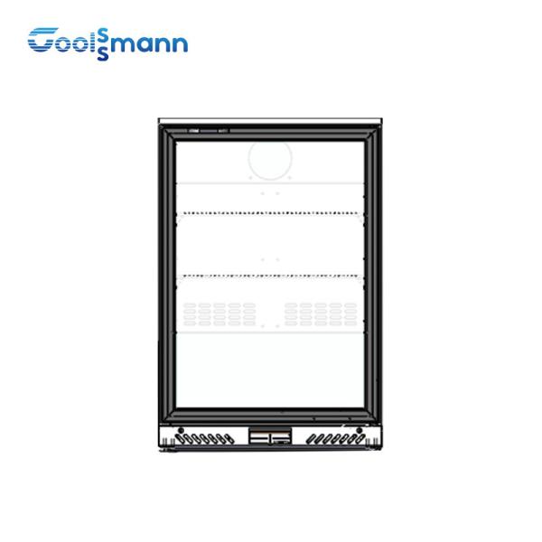 Buy cheap Hinged Door Backbar Cooler Ventilated Cooling System Display Refrigerator For Drink from wholesalers