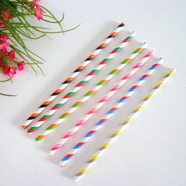Buy cheap Customized Plastic And Paper Straws Food Grade Eco - Friendly Length 260mm from wholesalers
