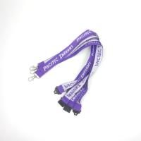 Buy cheap Sublimation Printing Logo Woven Neck Lanyards Free Artwork Services With Clip product