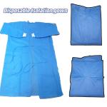 SMS Non Woven Fabric Blue Waterproof Isolation Gown For Class I Instruments OEM