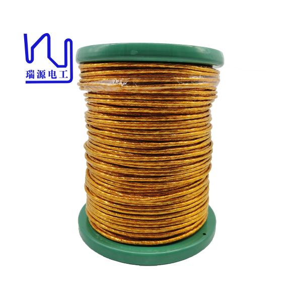 Buy cheap High Frequency Taped Copper Litz Wire 60*0.4mm Polyimide Film Insulated from wholesalers