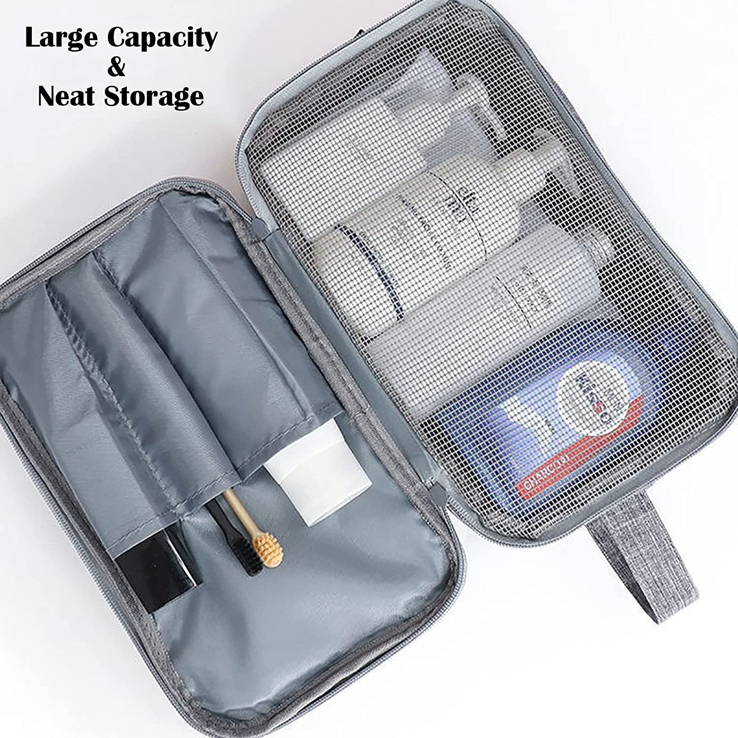 High Quality Toiletry Bag for Men Shockproof protective &Storgae Water-resistant Travel Toiletry Organizer Dopp Kit