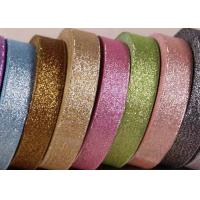 Buy cheap Bright Colors Glitter Wired Ribbon Widely Used For Crafts / Packaging product