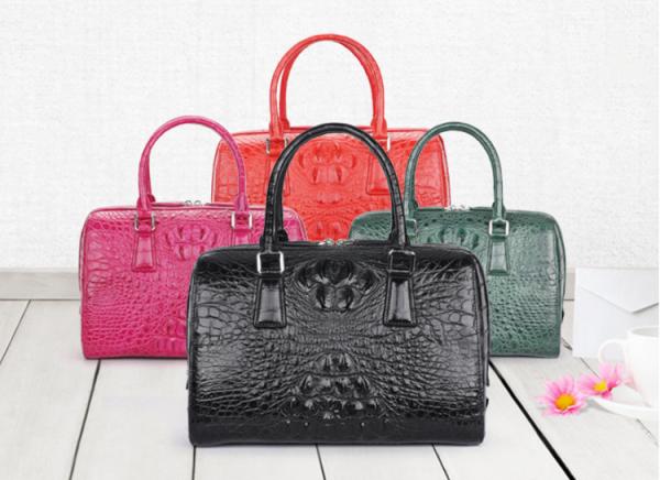 Buy cheap New zipper large capacity women's crocodile leather handbag for lady from wholesalers