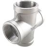 Buy cheap Stainless Steel 3/4" Female 4 Way Cross Cast Pipe Fitting Coupling for Connection from wholesalers