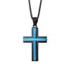 Buy cheap Gold Lord's Prayer Pendant Cross Necklace in Stainless Steel in 3 Colors for Men and Women from wholesalers