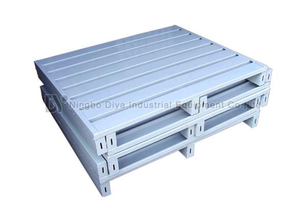 The Silver Metal Tray Warehouse Portable Stacking Adjustable Metal Tire Rack