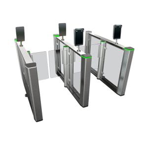 China BLDC Motor Speed Gate Turnstile Plexiglass Transparency Wide Clearance Passage on sale