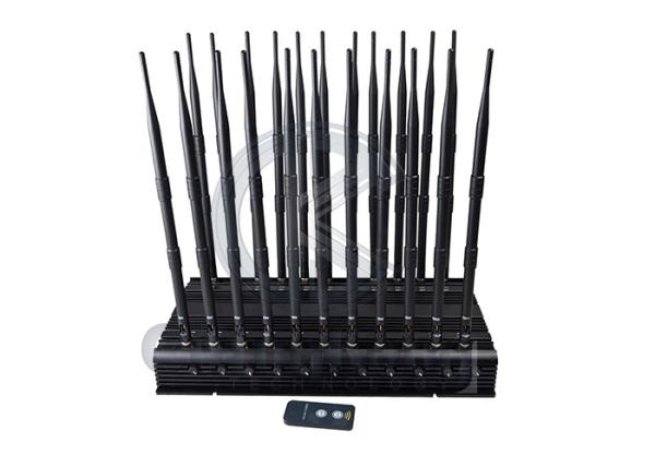 Buy cheap 22 Antennas Wireless Signal Jammer Full Bands 5GLTE 2G 3G 4G Wi-Fi GPS LOJACK 42 Watt from wholesalers