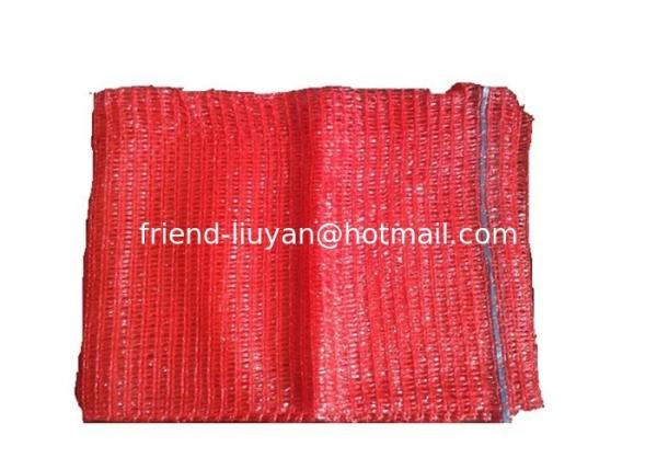 Buy cheap Red Woven Mesh Bag Ventilated Mesh Sacks For Fresh Fruits from wholesalers