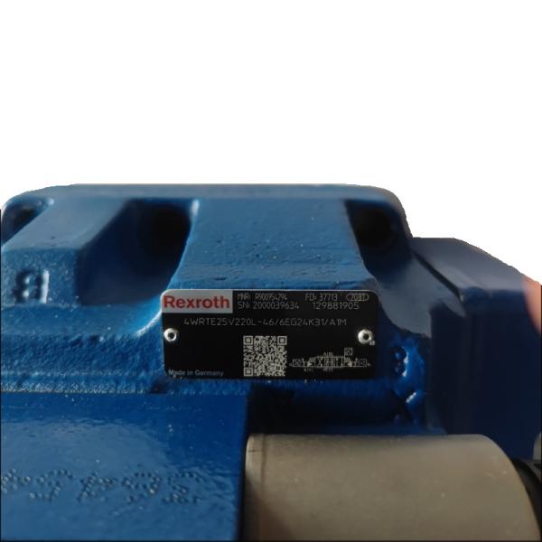 Rexroth Proportional Valve 4WRTE25V220L-4X/6EG24K31/A1M Blue Low Leakage Rate