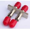 Buy cheap Red color Ceramic or Bronze Sleeve FC Fiber Optic Adapter contains the interconnect sleeve from wholesalers