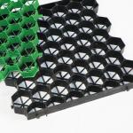 Ground Plastic Grass Grid Mats For Turf Reinforcement 160-250Ton/Sqm