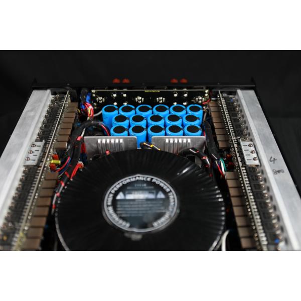 Black Silver 2U CLASS H 800W Analog Power Amplifier