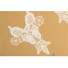 Buy cheap Chemical Guipure Lace Applique , Bows Embellished Wedding Lace Applique from wholesalers