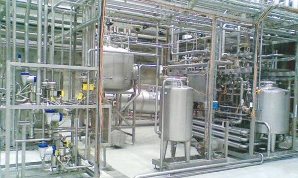 Buy cheap 3 Holes Fresh Milk Soft Drinks Plant Equipment / Dairy Production Equipment from wholesalers