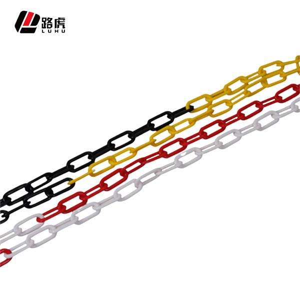 Buy cheap Color White Red Safety Security PE Plastic Chain For Roadway Warning Sign from wholesalers