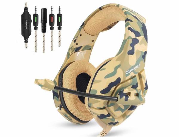 Buy cheap 50mm 100mA ONIKUMA K1b Camouflage Gaming Headset from wholesalers