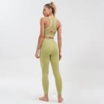 Gym Clothes 210gsm Women'S Workout Sets 2 Piece Outfits High Waisted Pocket