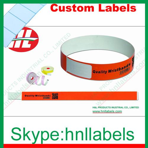 Buy cheap Thermal Synthetic Medical Identification Wristbands WB10 from wholesalers