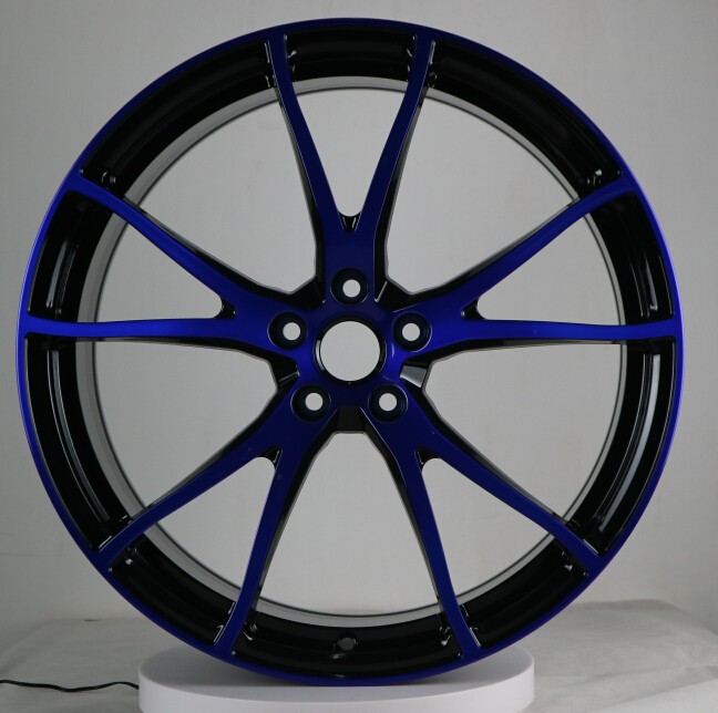 17-22 inch pepsi color 1 piece forged alloy car wheel rim for customized