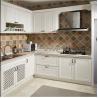 Buy cheap White Villa Kitchen Cabinet With Marble Design Countertop PVC Kitchen Cabinets from wholesalers