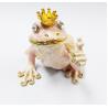 Buy cheap New frog animal pewter cartoon jewelry box metal gift box Frog trinket box from wholesalers