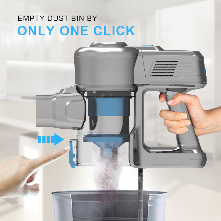 Handheld Cordless Vacuum Cleaner Powerful Suction 2 In 1 Cordless For Hard Floor