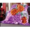 Buy cheap 3D Floral Design Printed Blankets China Factory Custom Wholesale 100% Polyester Blanket from wholesalers