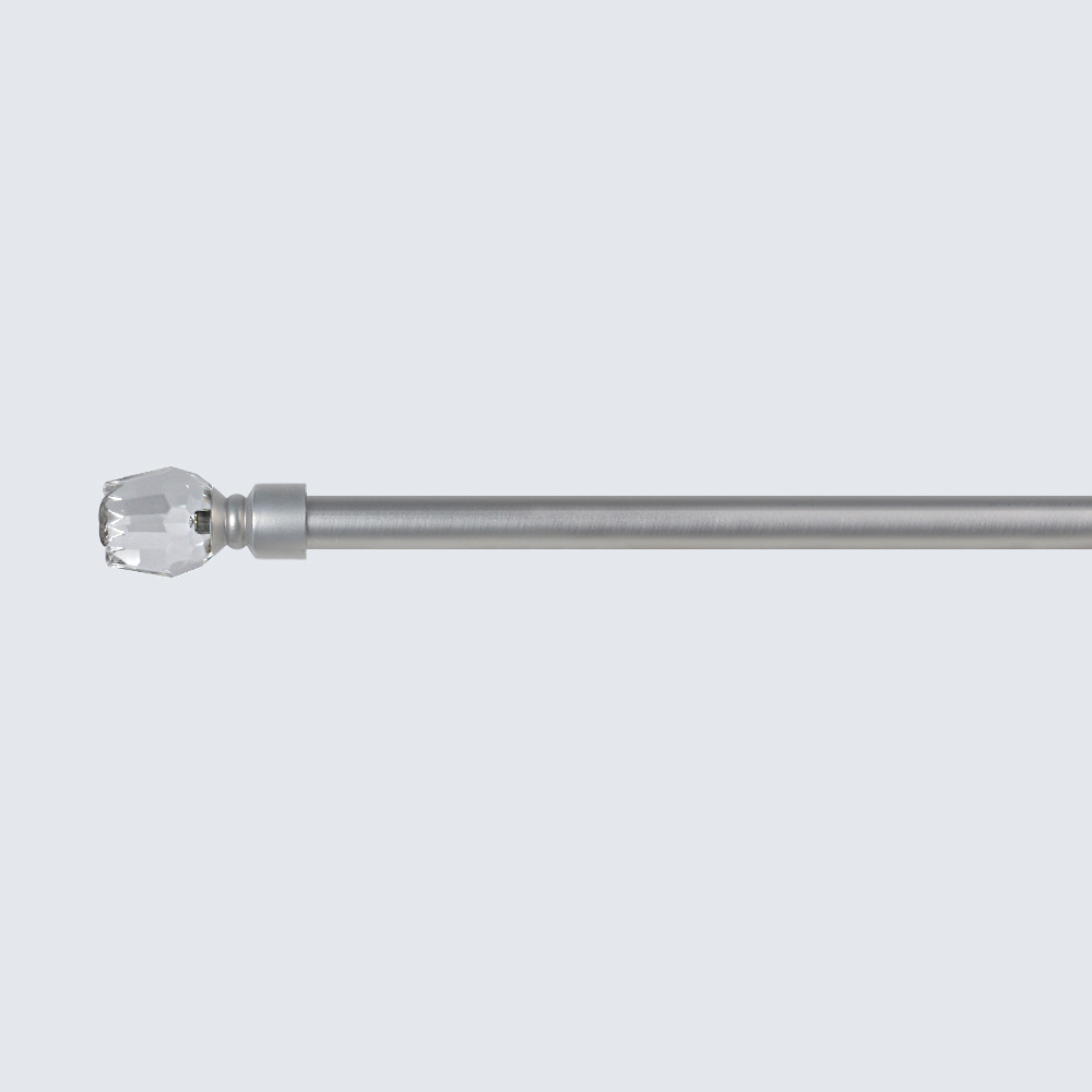 Home Window Decoration Curtain Rod Finials Crystal Curtain Rod Pole