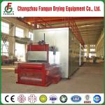 Metal Parts Industrial Belt Dryer Cross Flow 0.8m Belt Width